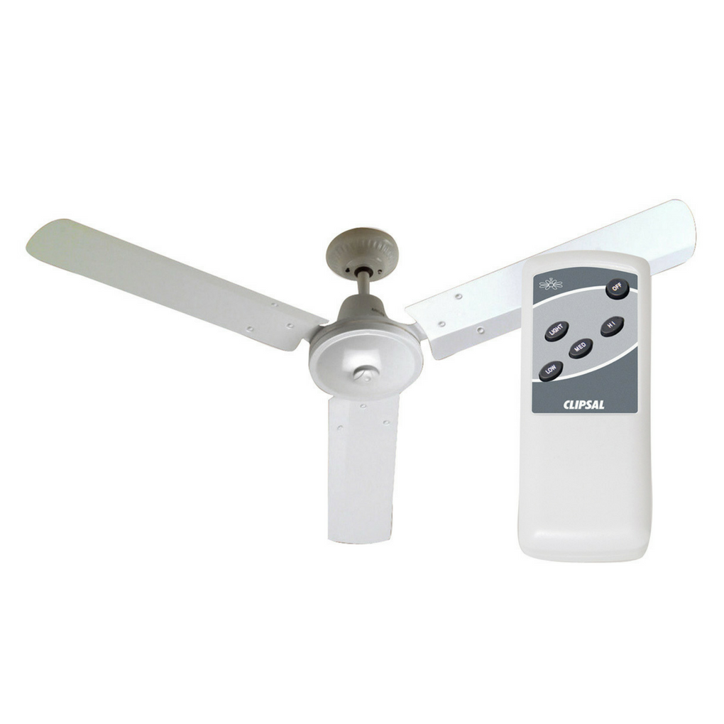 Clipsal Air Flow 3 Blade 1400mm J-Hook Ceiling Fan