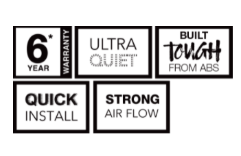 Fantech Flair 900mm (35") Ceiling Fan Indoor / Outdoor